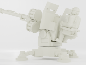 Defense turret Wh40k Modelo 3D