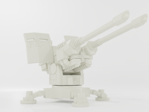 Defense turret Wh40k Modelo 3D