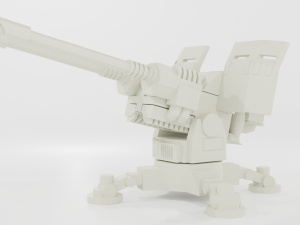 Defense turret Wh40k Modelo 3D