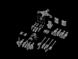 Defense turret Wh40k Modelo 3D