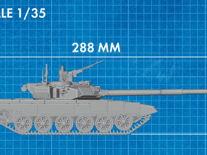 Main battle tank T90A Vladimirova STL 3D 모델