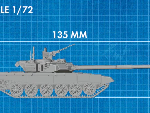 Main battle tank T90A Vladimirova STL 3D Model