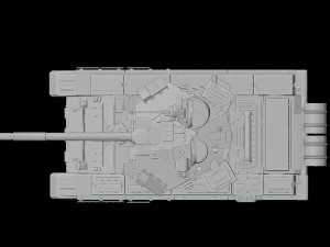 Main battle tank T90A Vladimirova STL 3D 모델