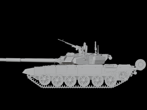 Main battle tank T90A Vladimirova STL 3D 모델