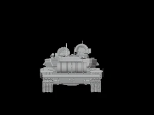 Main battle tank T90A Vladimirova STL 3D Model