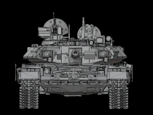Main battle tank T90A Vladimirova STL 3D Model