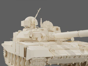 Main battle tank T90A Vladimirova STL 3D Model
