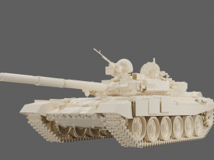 Main battle tank T90A Vladimirova STL 3D 모델