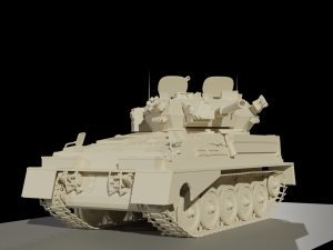 Assembly model CVR-T FV101 Scorpion STL Modèle 3D