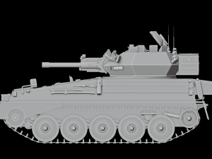 Assembly model CVR-T FV101 Scorpion STL Modèle 3D