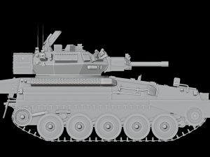 Assembly model CVR-T FV101 Scorpion STL Modèle 3D