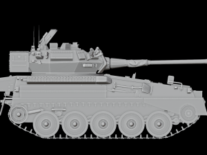 Assembly model CVR-T FV101 Scorpion-90 STL Modèle 3D