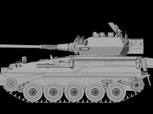 Assembly model CVR-T FV101 Scorpion-90 STL Modèle 3D