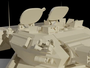 Assembly model CVR-T FV107 Simiter STL 3D Model