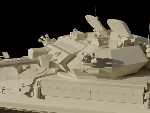 Assembly model CVR-T FV107 Simiter STL 3D 모델