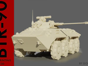 Pengangkut personel lapis baja BTR-90 Model 3D