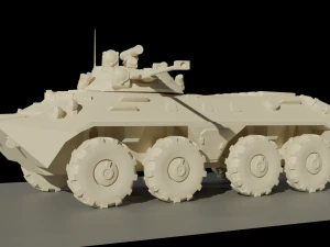 Armored personnel carrier BTR-90 3D Model