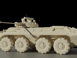 Armored personnel carrier BTR-90 3D 모델
