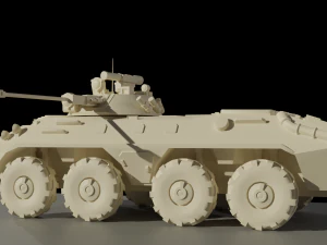 Armored personnel carrier BTR-90 3D Model