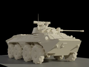 Armored personnel carrier BTR-90 3D Model