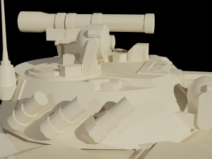 Armored personnel carrier BTR-90 3D 모델