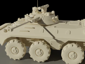 Armored personnel carrier BTR-90 3D Model