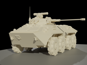 Armored personnel carrier BTR-90 3D 모델