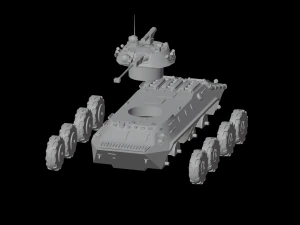 Armored personnel carrier BTR-90 3D Model