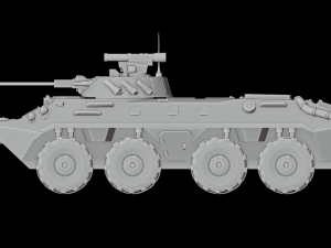 Armored personnel carrier BTR-90 3D 모델