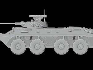 Armored personnel carrier BTR-90 3D Model