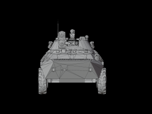 Armored personnel carrier BTR-90 3D 모델