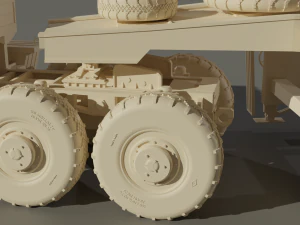 MAZ537g heavy-duty four-axle truck 3D Model