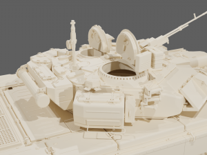 Vehicle set MAZ537G and T90A Modèle 3D