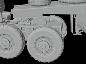 Vehicle set MAZ537G and T90A Modèle 3D