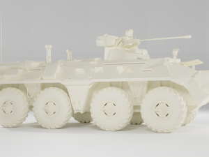 Vehicle set MAZ537G and BTR-82A Model 3D