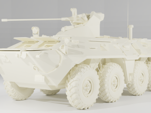 Vehicle set MAZ537G and BTR-82A Model 3D