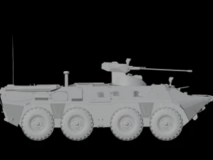 Vehicle set MAZ537G and BTR-82A 3D Model