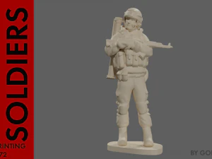 Modern soldiers 3D Model