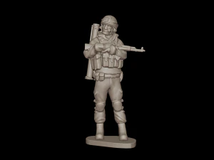 Modern soldiers 3D Model