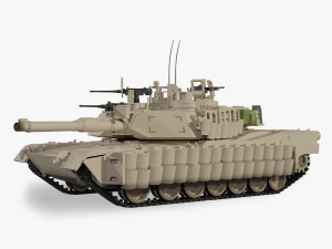 MBT M1A2 ABRAMS TUSK 2 3Dモデル