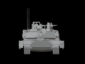 MBT M1A2 ABRAMS TUSK 2 Model 3D