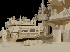 Diorama ARAD CASE 3D Модель