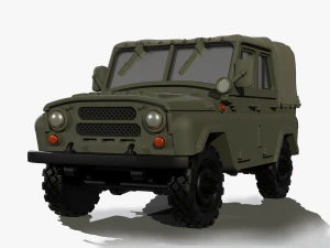 UAZ 469 Modelo 3D