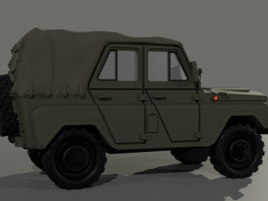 UAZ 469 3D 모델