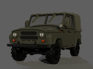 UAZ 469 3D 모델