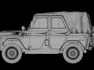 UAZ 469 3D 모델