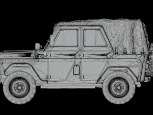 UAZ 469 3D Model
