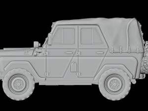 UAZ 469 3D 모델