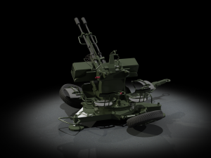 ZU-23-2 ANTI AIR 3Dモデル