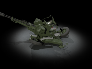 ZU-23-2 ANTI AIR 3Dモデル